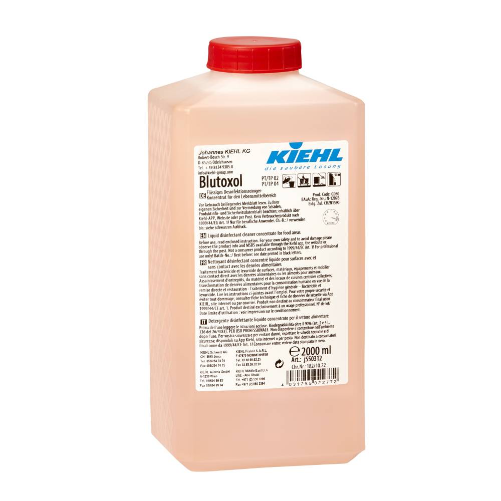 BLUTOXOL 2LT Liquid disinfectant cleaner